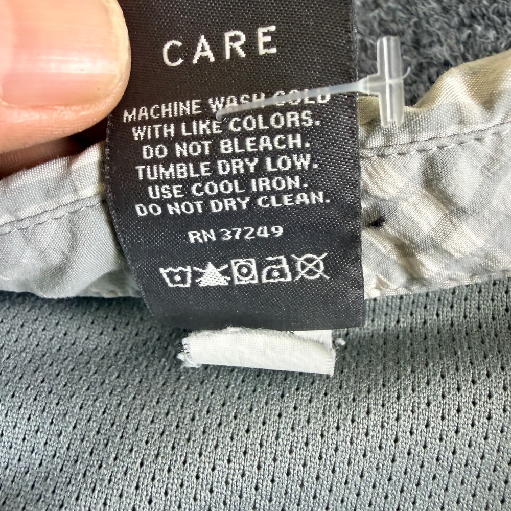 REI Co-op Hiking Shirt Womens Small Gray‎ Plaid Stretch Mesh Lined Snap Front - Picture 5 of 13